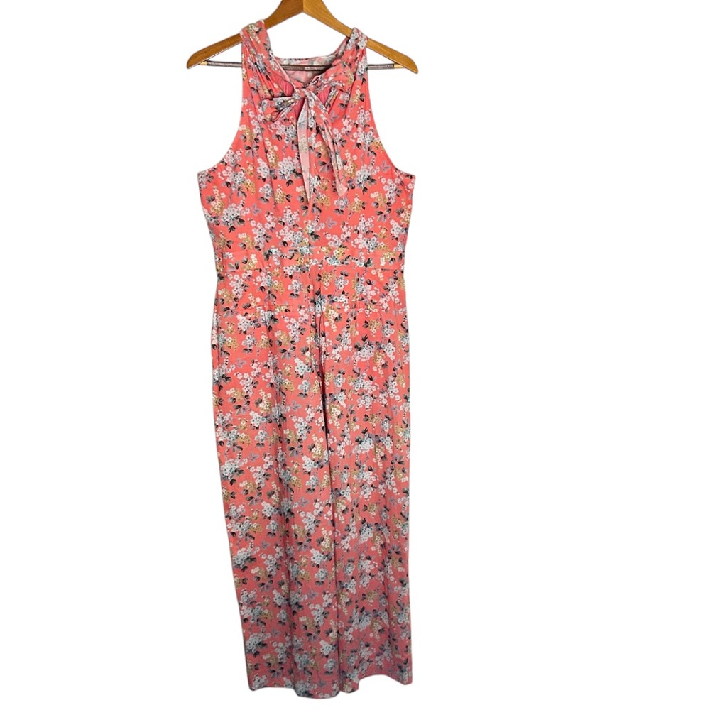 NWOT J. Crew High-neck jumpsuit in Liberty Josephine floral SIZE 14 - Picture 2 of 6